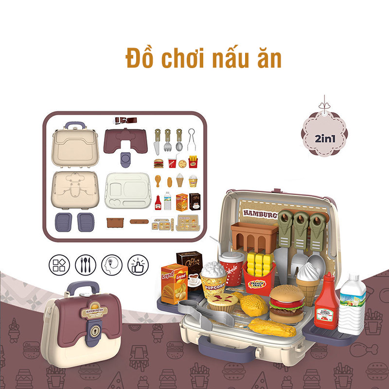 Các bậc phụ huynh yêu thương muốn trang bị cho con cái mình niềm đam mê nấu ăn từ nhỏ, hãy đến với đồ chơi nấu ăn nhà bếp cho bé, giúp bé yêu của bạn phát triển kỹ năng sáng tạo và khám phá thế giới ẩm thực. Bạn sẽ cảm nhận được niềm vui tuyệt vời khi cho con yêu chơi đùa cùng đồ chơi này.