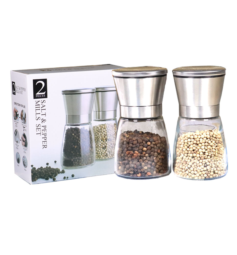 [FOLLOW SHOP GIẢM 150K] Dụng Cụ Đựng Và Xay Tiêu Inox