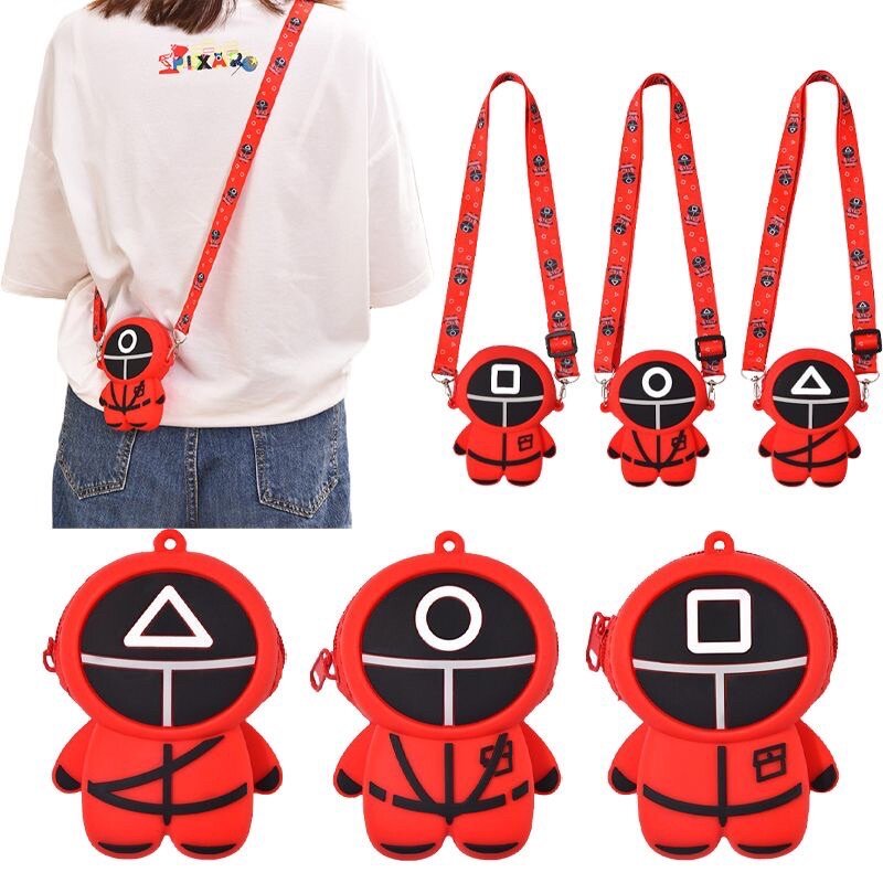 Túi Đeo Chéo Pop it hình Squid game siêu hot trend