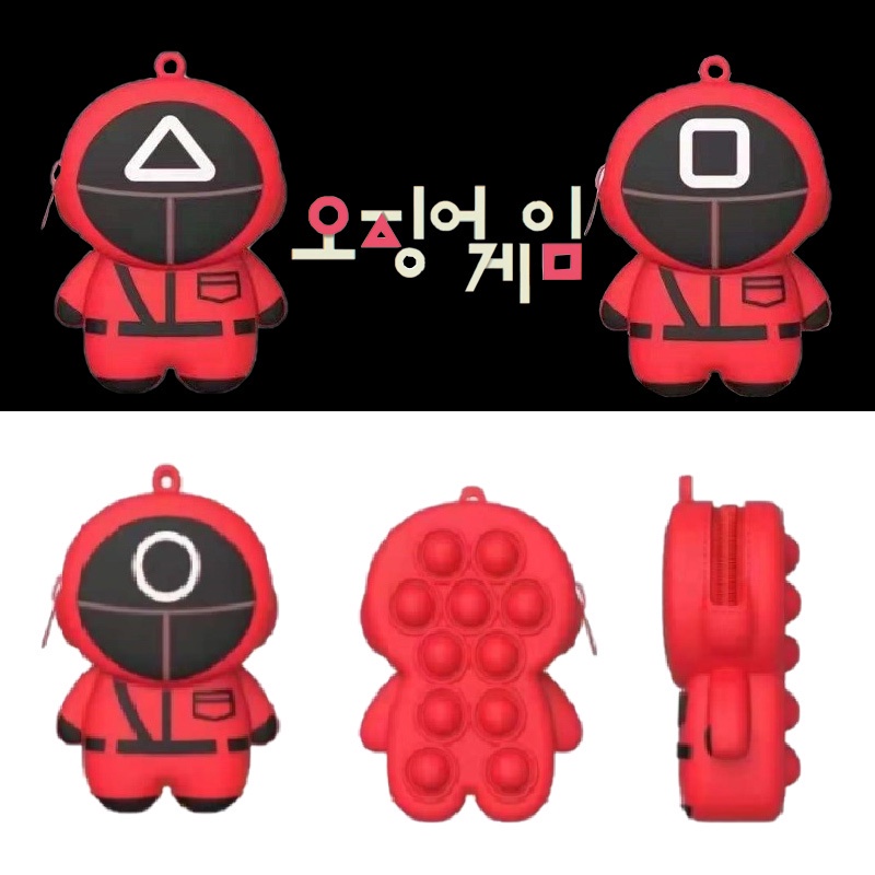 Túi Đeo Chéo Pop it hình Squid game siêu hot trend