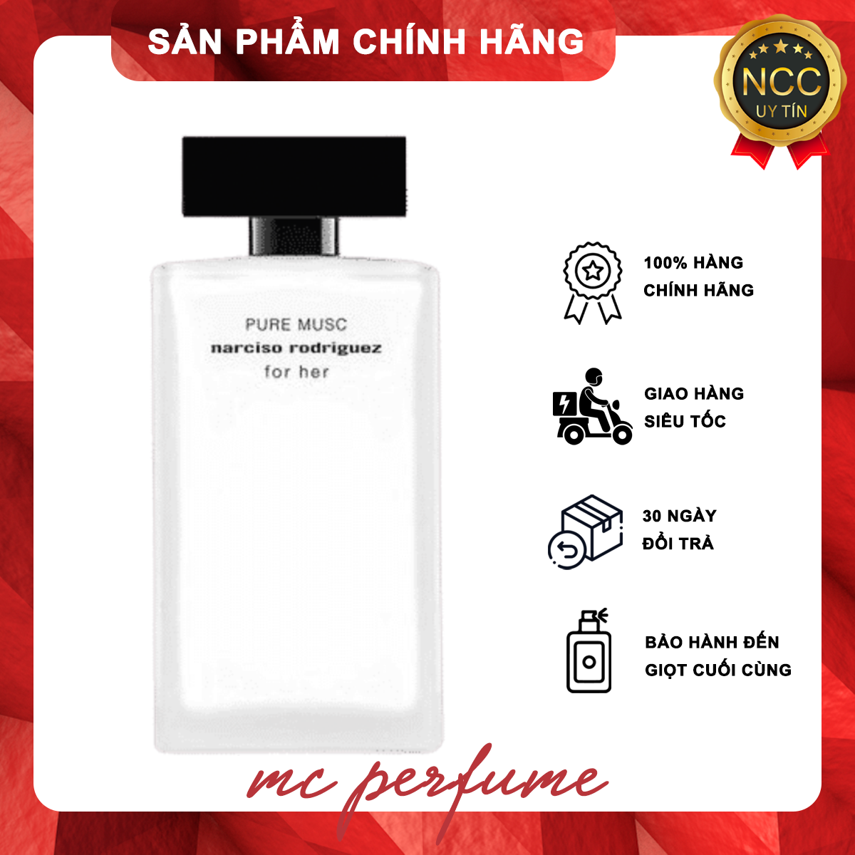 Nước Hoa Nữ Narciso Rodriguez Pure Musc For Her EDP 100ml
