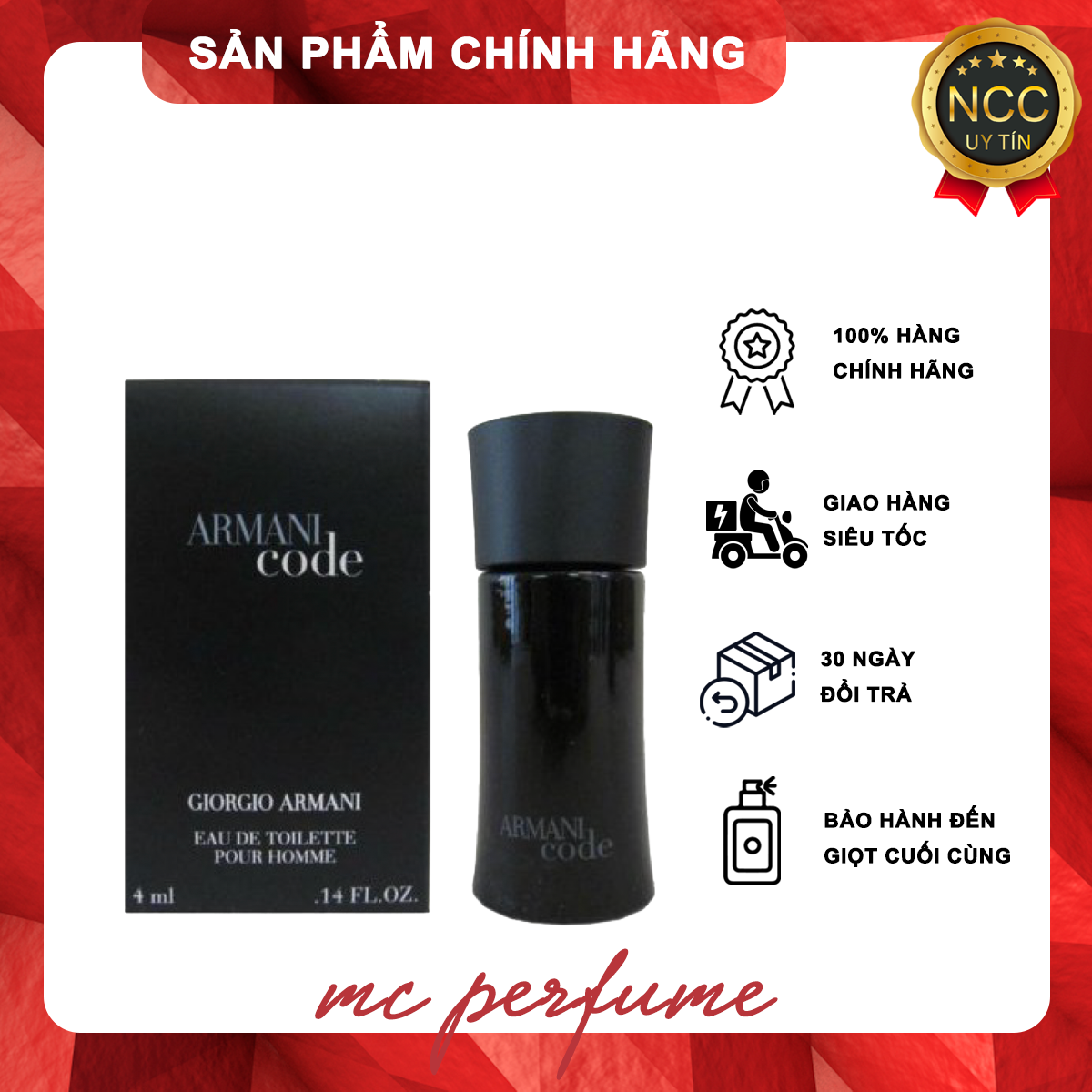 Giorgio Armani Code Pour Homme EDT 4ml - FuniMart